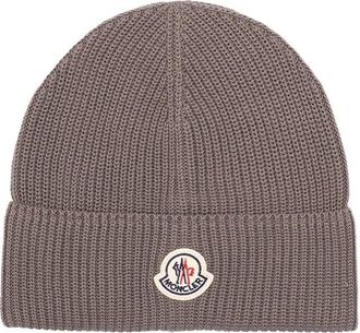 Moncler ARCHIVE LOGO HAT Size: OS, colour: GREY