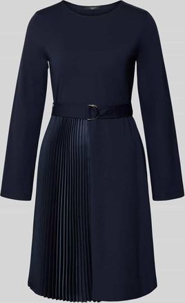 Max Mara Regular Fit Jersey-Kleid mit Lyocell-Anteil Modell TALAMO in Marine, Gr&ouml;&szlig;e XXL