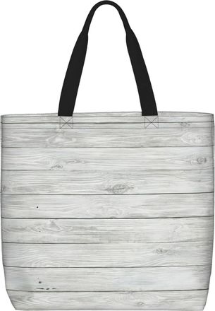 Generic Women Handbag Farmhouse Wood Board Tote Bag Reusable Fashion Beach Travel Bags, For Graduation, Gym, Birthday, Work, Christmas