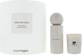 Courr&egrave;ges Seconde Peau Eau de Parfum 100ml + Candle 75g Gift Set Unisex - Apple - One Size