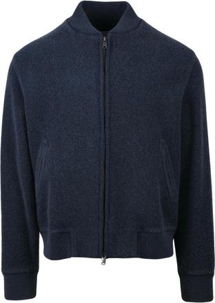 Circolo 1901 Hoodies & sweatvesten, Heren, Blauw, XL, Wol, Giubbotto
