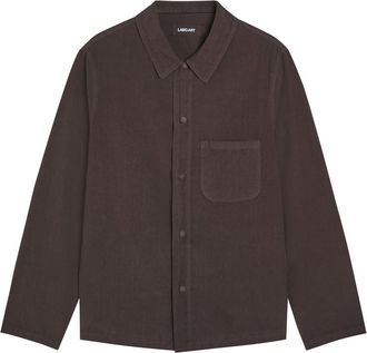 Labo.art Chest Pocket Cotton Shirt - Brown - 2 (XS)