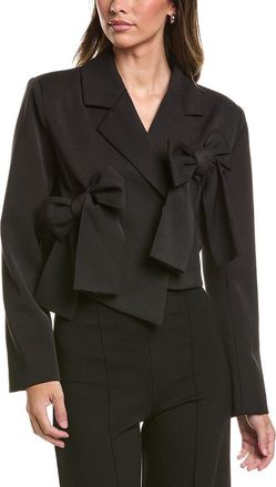 Gracia Applique Bow Crop Jacket