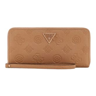 Guess Portafoglio Grande Zip-Around Cresidia - - Bags - Donna - Beige - ONE SIZE