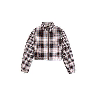 Tommy Jeans Giacca Corta a Quadri Trapuntata - - Jackets - Donna - Multicolore - M