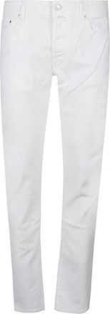 Jacob Cohen Slim Fit Jeans met 5 Zakken - Heren - Slim Fit Jeans - Wit - W31 - Katoen - Jeans