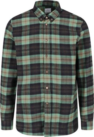 Paul Smith Multicolor Plaid Cotton Button-Down Shirt