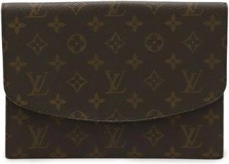 Louis Vuitton Pre-owned Clutches, female, Brown, Size: ONE SIZE Pre-owned Clutch