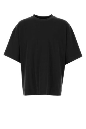 Dries Van Noten Black Cotton Heno Oversize T Shirt