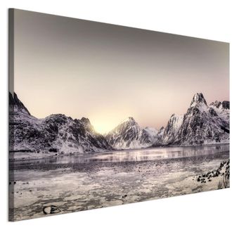 OEM Cuadro Sobre Lienzo Italiano De 90 X 60 Cm - Estilo Escandinavo - Naturaleza Cuadro Sobre Lienzo Italiano De 120 X 80 Cm - Estilo Escandinavo - Natura