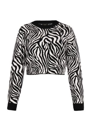 Faina Jumper Dames zwart en wit