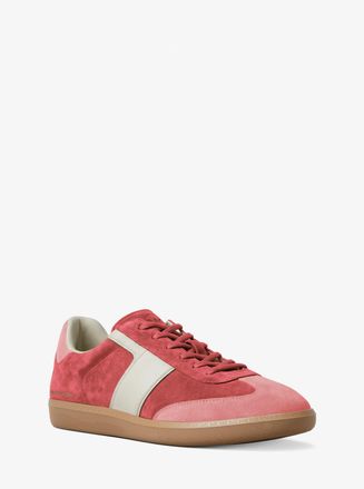 Michael Kors Jovie Color-Block Suede Sneaker