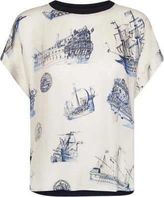 Elena Miro Donna, Top, Multicolore, S, new