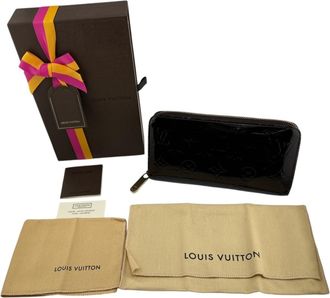 Louis Vuitton Monogram Vernis Amarante Monogram Vernis Long Wallet (Bi-Fold) (Pre-Owned)