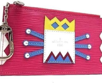 Louis Vuitton Pink Pivoine Leather Coin Purse/Coin Case (Pre-Owned)