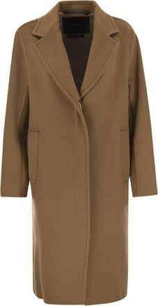 Max Mara Womens Ardenne Cashmere Coat - Tan - Size EU 34 (Womens)