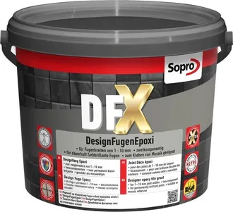 OEM Mortero Epoxi Gris Hormig&oacute;n Sopro Dfx Design 14, 3 Kg, 1208