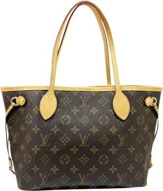 Louis Vuitton Brown Monogram Handbag Tote Bag (Pre-Owned)