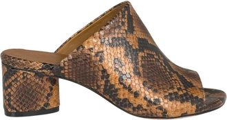 Vic Mati&eacute; K16 Drop Mule - Dames - Muiltjes - Bruin - 39 1/2 EU - Leer - Schoenen