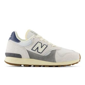 New Balance Unisex U475 in Grigio/Bianca/Blu, Pelle Scamosciata/Rete, Taglia 38.5