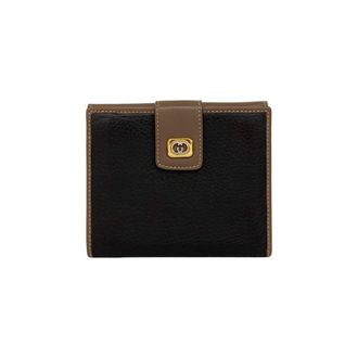 Gucci Black Brown Leather Wallet (Bi-Fold) (Pre-Owned)