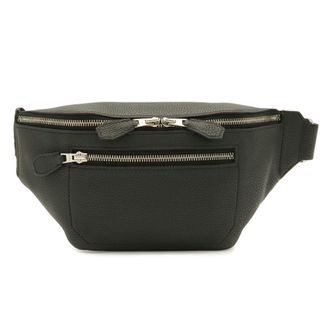Herm&egrave;s Black Togo Leather Shoulder Bag Sling Bag (Pre-Owned)