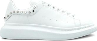 Alexander McQueen Sneakers, male, White, 9 UK, Stud-embellished Trainers