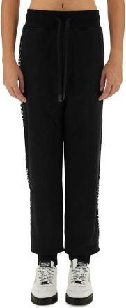 Versace Jeans Couture Pantaloni - Heren - Sweatpants - Zwart - S - Katoen - Broeken