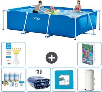 Intex Piscina Con Estructura Rectangular - 300x200x75 Cm - 7-piezas S14