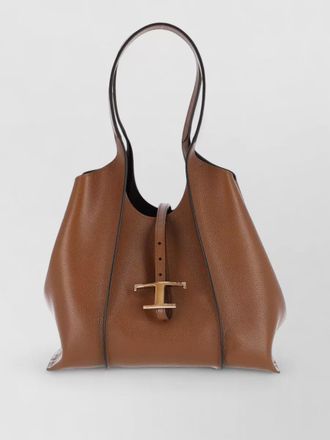 Tod's bucket bag shopper metal hardware top handle