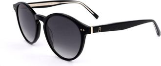 Tommy Hilfiger Grey Oval Ladies Sunglasses TH 2159/S 0807/9O 52