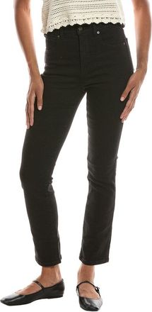 Madewell The Longline Black Frost Straight Jean