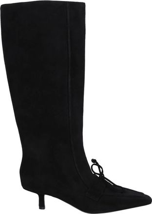 Burberry Dames Schoenen Enkelboots Zwart Aw 24 - Dames - Laarzen met Hak - Zwart - 40 EU - Leer - Schoenen
