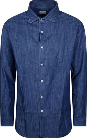 Xacus Camicia Classica ML Denim - - Shirts - Uomo - Blu - XL