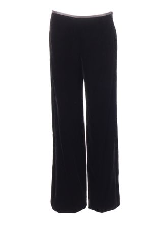 Emporio Armani Wide-Leg Trousers with Smooth Flowing Fabric