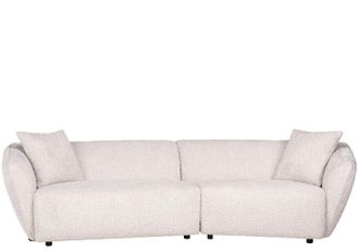 Richmond Interiors Grosses 4-Sitzer Design Sofa Armand, Lovely Cream