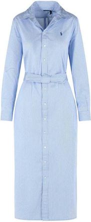 Polo Ralph Lauren Light Blue Cotton Dress