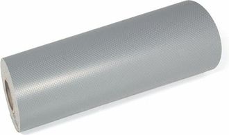 Emuca Esterilla Antideslizante Para Cajones, Efecto Textil, Longitud 20m X 480mm, Pl&aacute;stico, Gris - Emuca