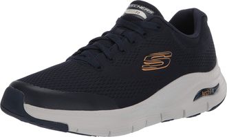 Skechers Mens Arch Fit Sneaker,Navy Textile/Synthetic/Trim,9.5 UK