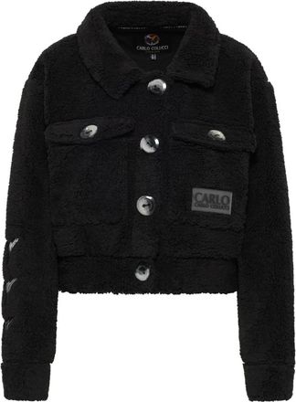 Carlo Colucci Dallavalle Teddy Jack - Dames - Zomerjassen - Zwart - XL - Polyester - Jassen