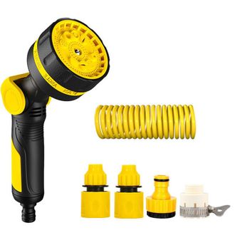 OEM Rociador Con Boquilla Para Manguera De Jard&iacute;n Con Manguera De Jard&iacute;n De 20 Metros, Equipada Con 10 Modos De Pulverizaci&oacute;n Y 8 Tipos De Chorro, Ideal P