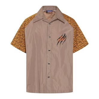 Just Don Rockets Shirt - Heren - Korte mouwen Overhemden - Veelkleurig - M - Overhemden