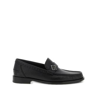 Fendi FF Metal Loafers - male - Fendi - Loafers - Black - 9 UK - Shoes