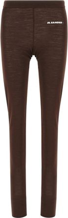 Jil Sander Maroon 029 leggings