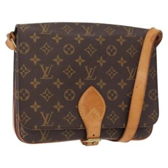 Louis Vuitton Pre-owned Cross Body Bags, female, Brown, Size: ONE SIZE Pre-owned Canvas Cross Body Bag