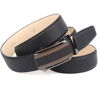 Anthoni Crown Lederg&uuml;rtel ANTHONI CROWN, Herren, Gr. 100, schwarz, Leder, unifarben, festlich, G&uuml;rtel Lederg&uuml;rtel