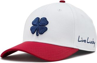 Black Clover Premium Clover 167 Hat Baseball Caps White/Red Hat/3d Navy Clover : SM/MD, Polyester/Spandex