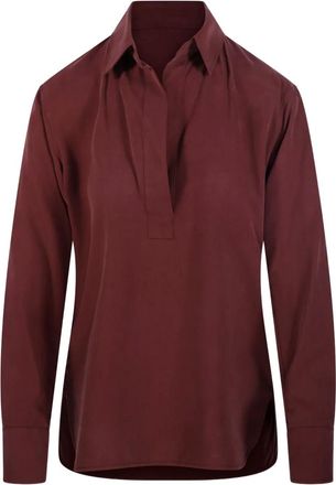 Max Mara Mirko long-sleeve collared blouse