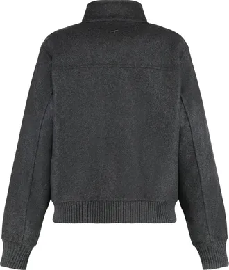 Tod's Womens Bomber Jacket Cashmere Grey Main