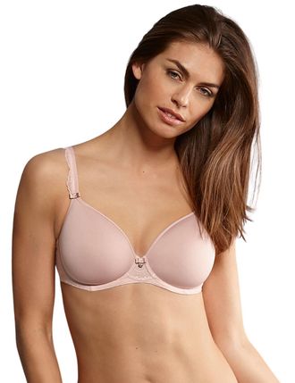 Rosa Faia Womens 5637 by Anita Selma Underwired Bra with Spacer Cups - Pink Polyamide - Size 42D